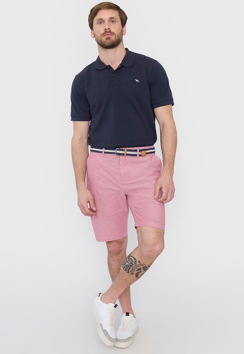 Bermuda Hombre Cinturón Coral
