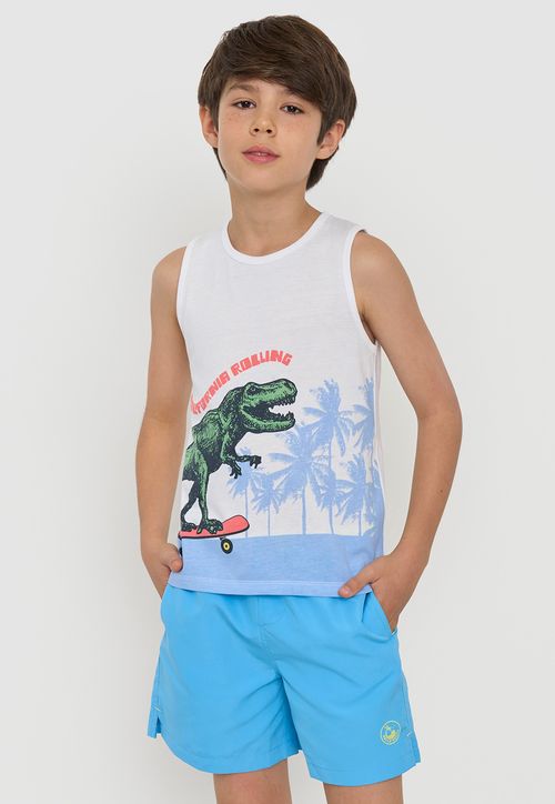 Polera Niño Kids Tank Blanco