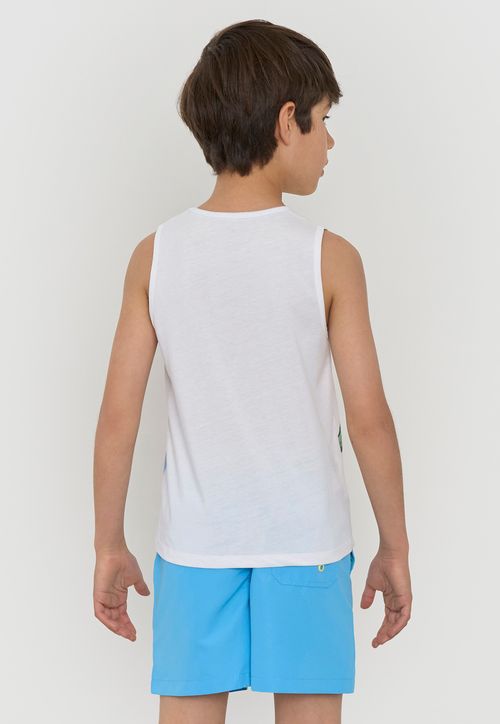 Polera Niño Kids Tank Blanco