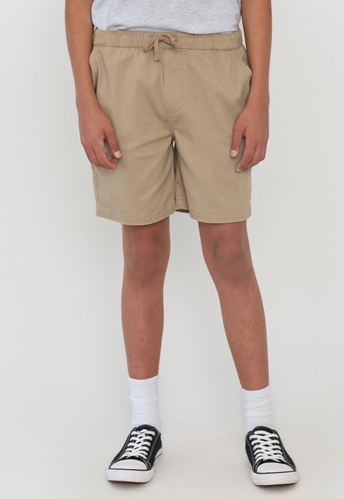 Short Niño Teen Gabardina Beige