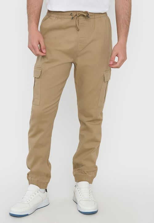 Jogger Hombre Cargo Camel