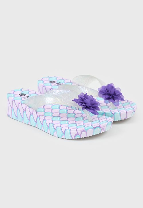 Hawaiana Niña Teen Plataforma Morado