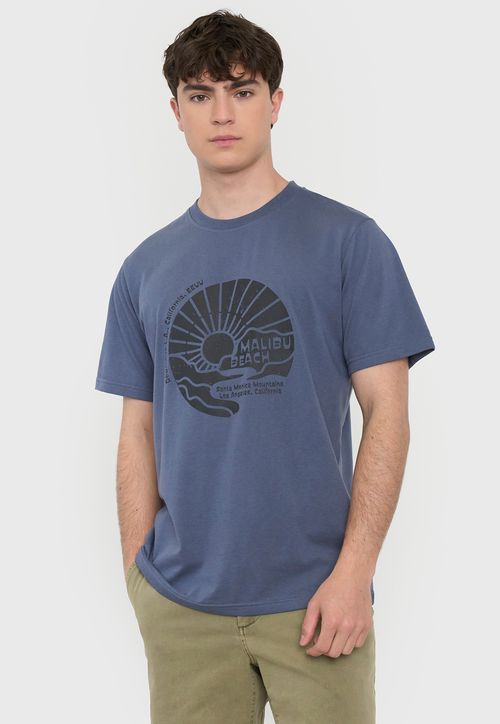 Polera Hombre Fun Summer Azul Claro