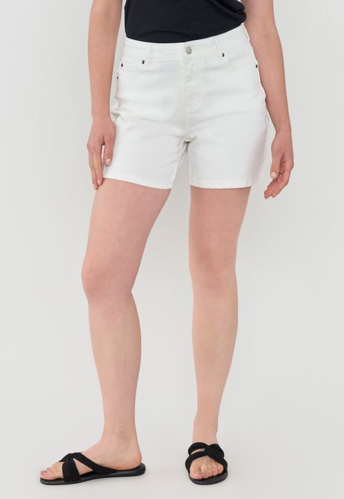 Short Mujer Mom Blanco Denim