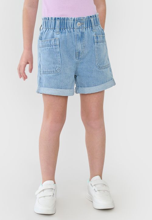 Short Niña Kids Core Azul Claro