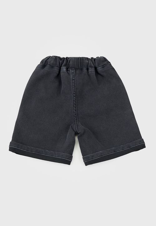 Short Bebe Niño Jeans Gris