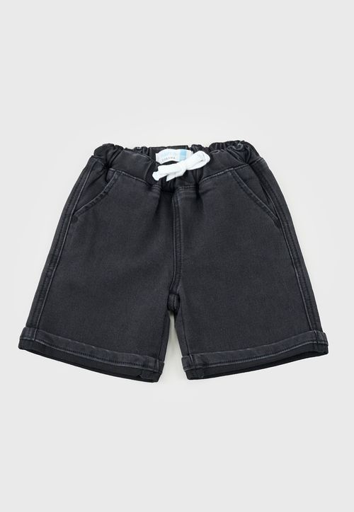 Short Bebe Niño Jeans Gris