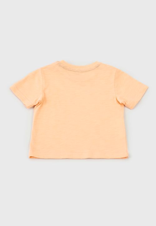 Polera Bebe Niño Mini Focal Naranjo