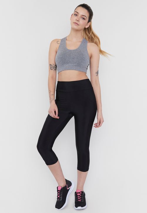 Calza Deportiva Mujer Crop 1 Color Negro