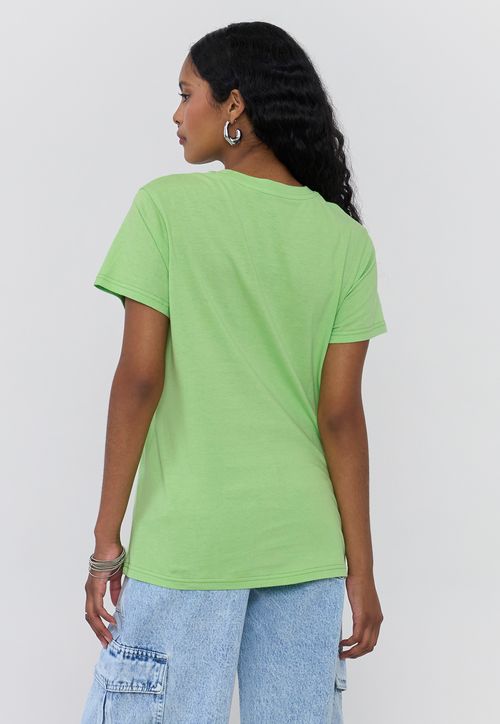 Polera Mujer Fun Regular Verde Agua