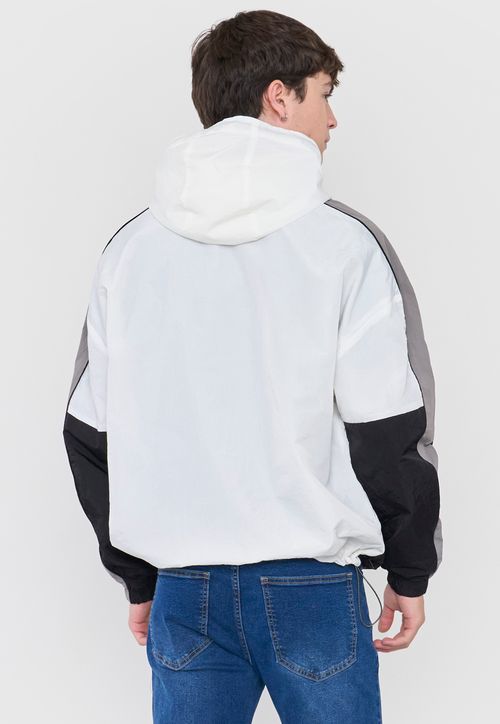 Casaca Hombre College Cortes Blanco