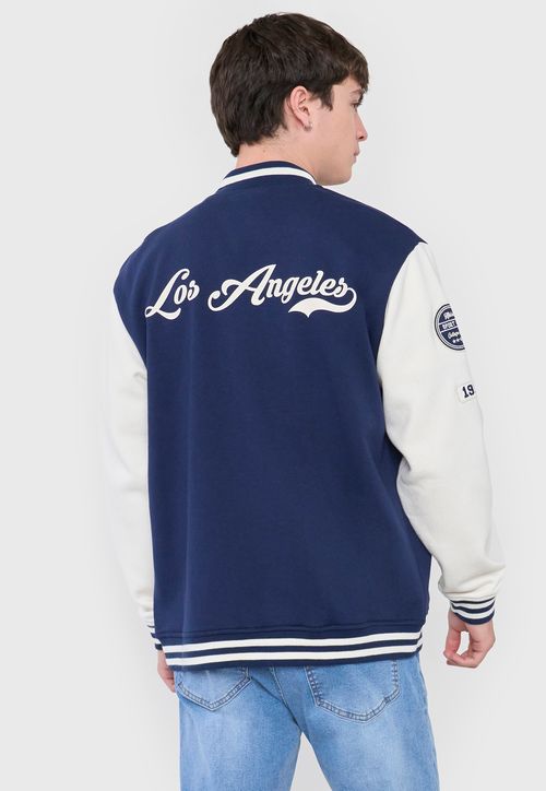 Polerón Hombre Bomber College Azul