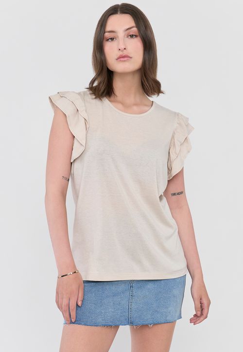 Polera Mujer Vuelos Print Arena