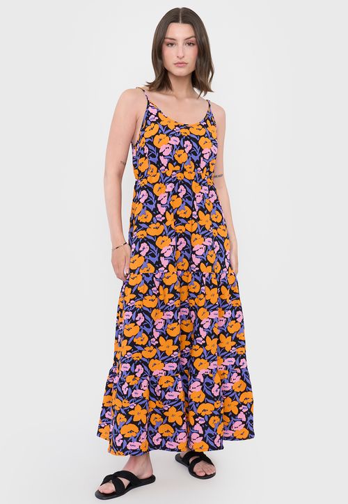 Vestido Mujer Largo Pabilo Morado