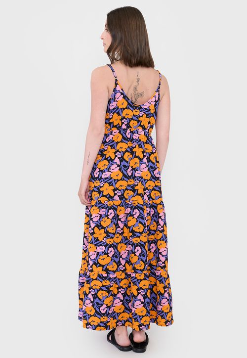 Vestido Mujer Largo Pabilo Morado