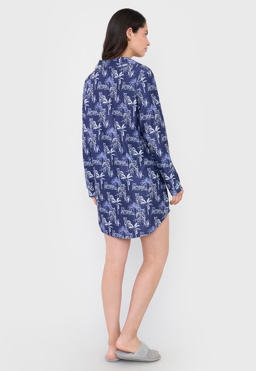 Camisa de Dormir Mujer Navy