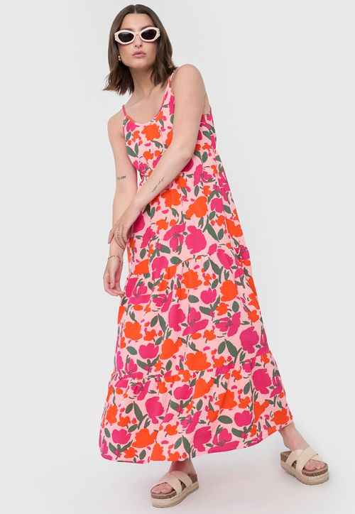 Vestido Mujer Largo Pabilo Rosado