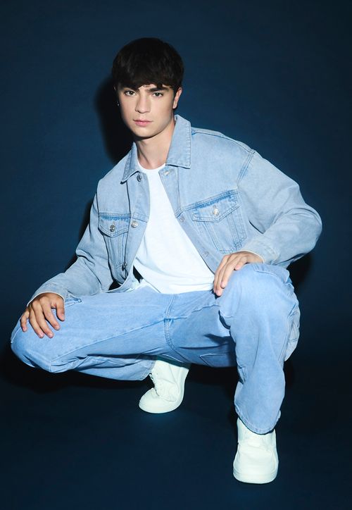 Jeans Hombre Cargo Azul Claro