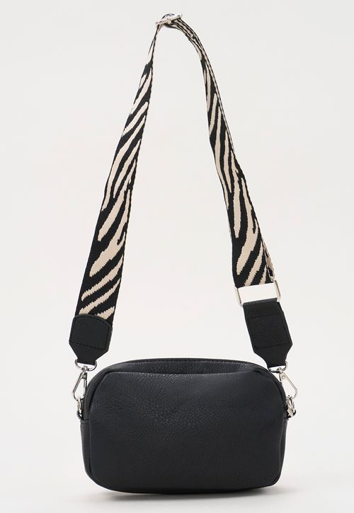Bandolera Mujer Ecocuero Color Negro