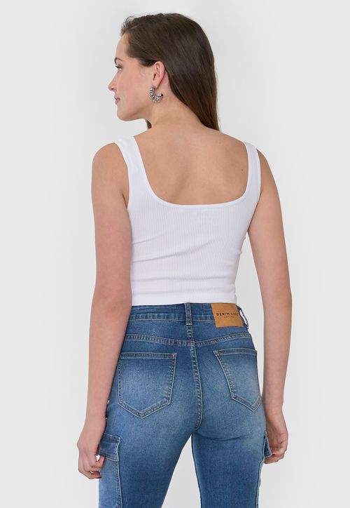 Peto Mujer Corsetero Seamless Blanco