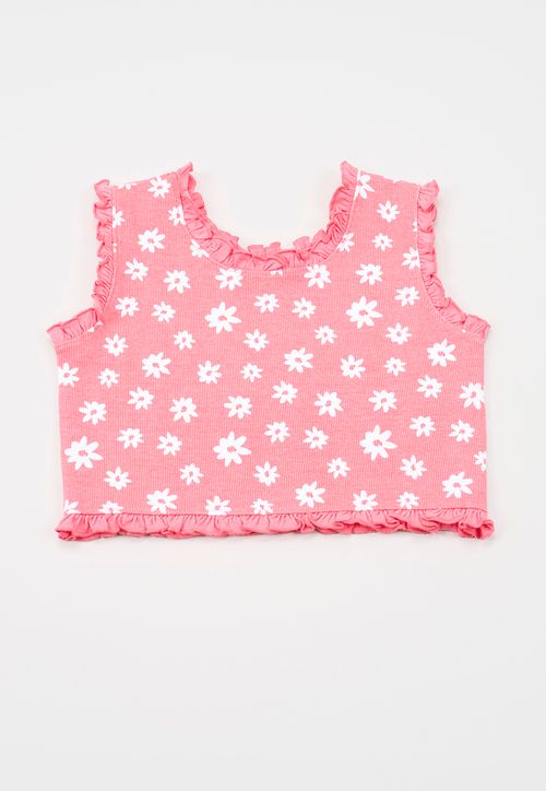 Peto Niña Kids Rib Full Print Coral