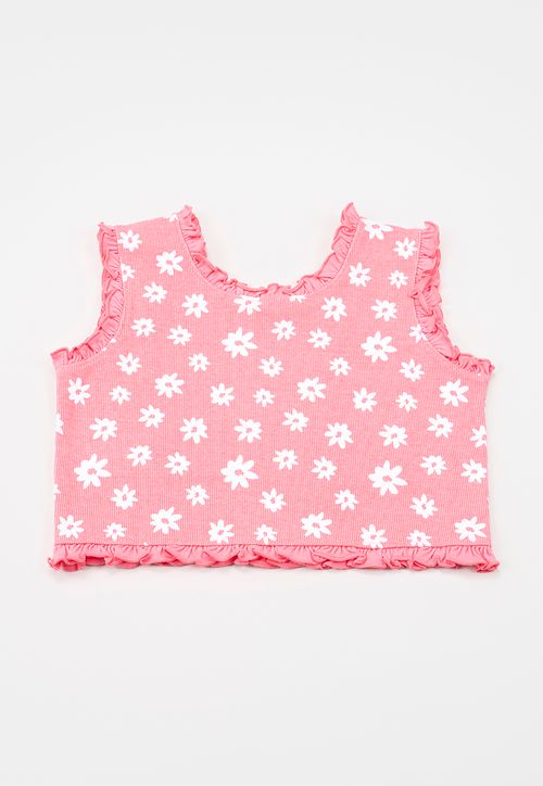 Peto Niña Kids Rib Full Print Coral