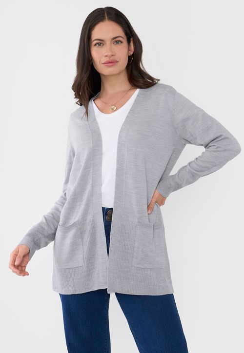 Cárdigan Mujer Gris