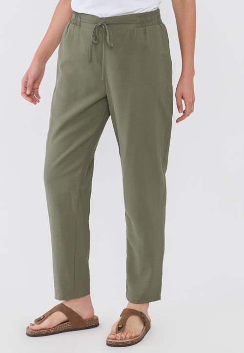 Pantalón Mujer Lazo Verde