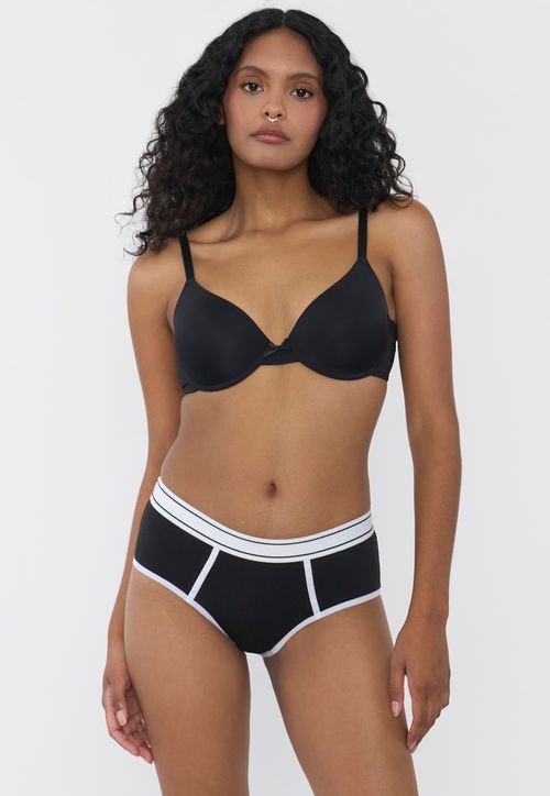 Boyshort Mujer Negro