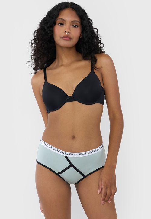 Boyshort Mujer Cotton Verde