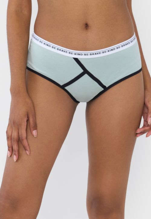 Boyshort Mujer Cotton Verde