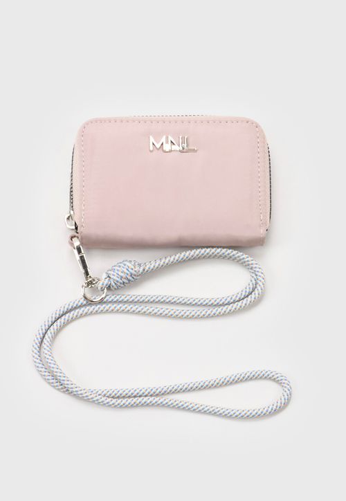 Billetera Mujer Cordón Taupe