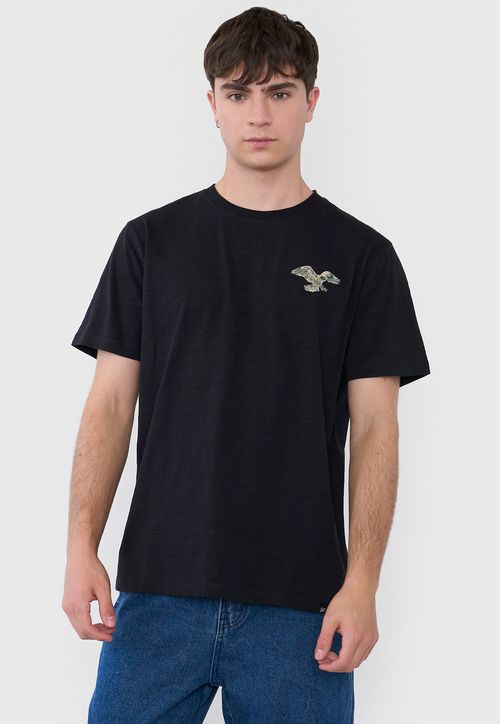 Polera Hombre Flock Negro