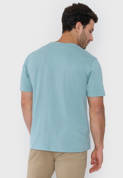 Polera Hombre Cneck Bolsillo Verde