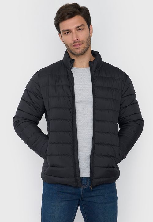 Parka Hombre Básica Negro