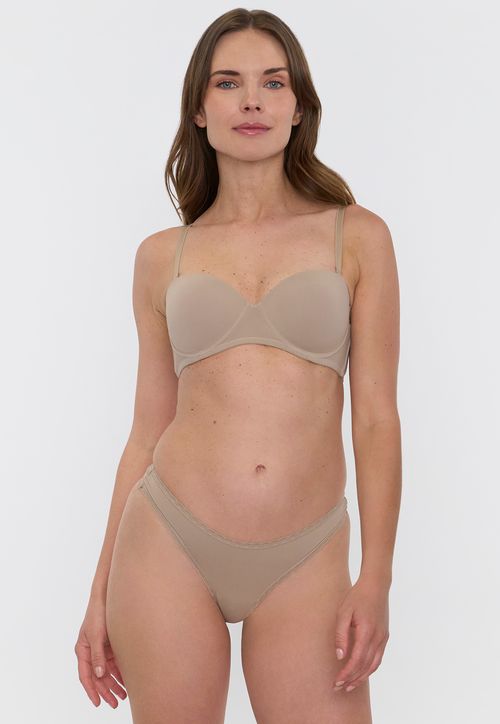 Calzón Mujer Bikini Beige