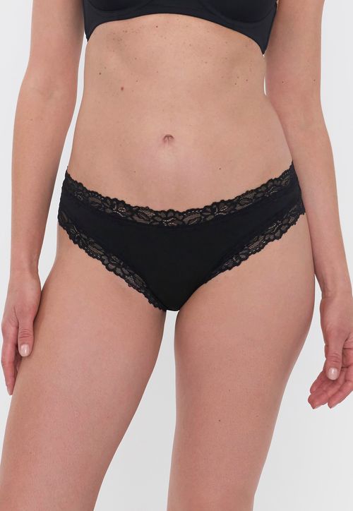 Calzón Mujer Bikini Color Negro