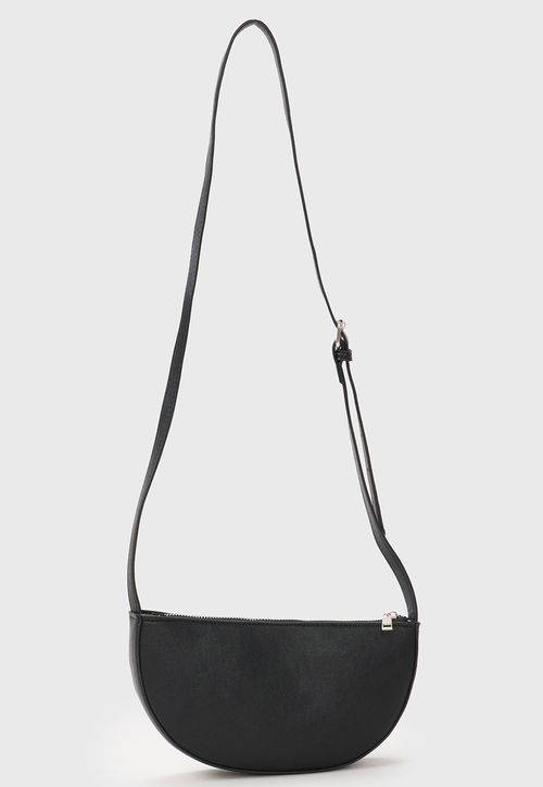 Bandolera Mujer Ecocuero Tachas Negro