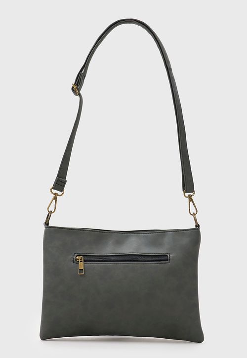 Bandolera Mujer Cuadrada Tachas Negro