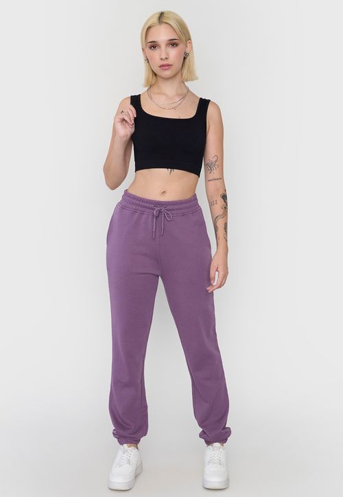 Buzo Mujer Jogger Morado