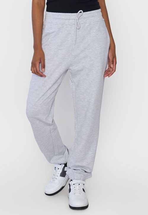 Buzo Mujer Jogger Gris Melange