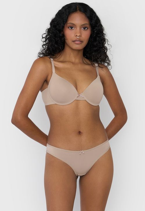 Pantaleta Mujer Microfibra Beige