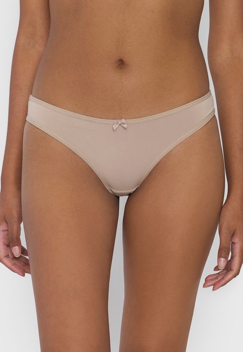 Pantaleta Mujer Microfibra Beige