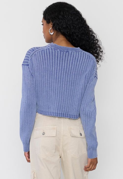 Tejido Mujer Lavado Azul