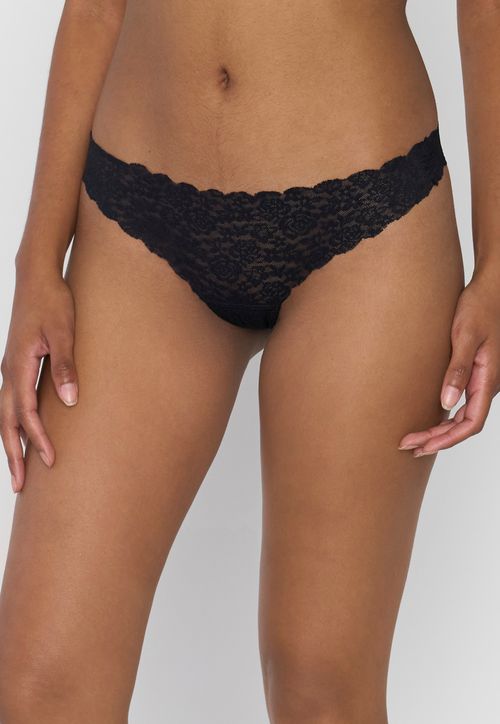 Colaless Mujer Encaje Negro