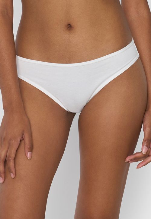 Calzón Mujer Tripack Cotton Mix Ecru