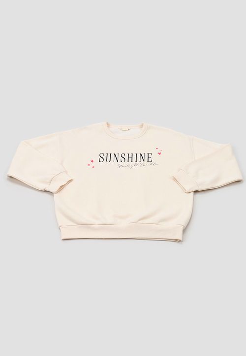Poleron Niña Teen Pullover Beige