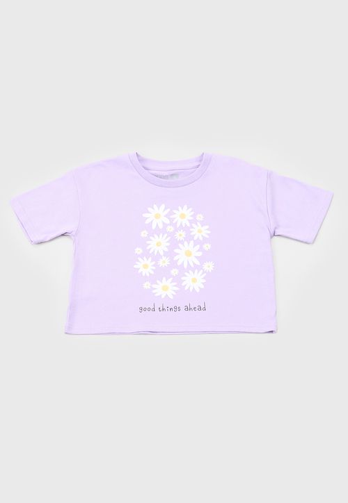 Polera Niña Kids M/C Focal Lila