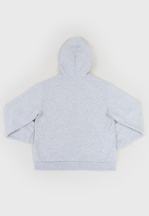 Poleron Niño Teen Zipper Gris