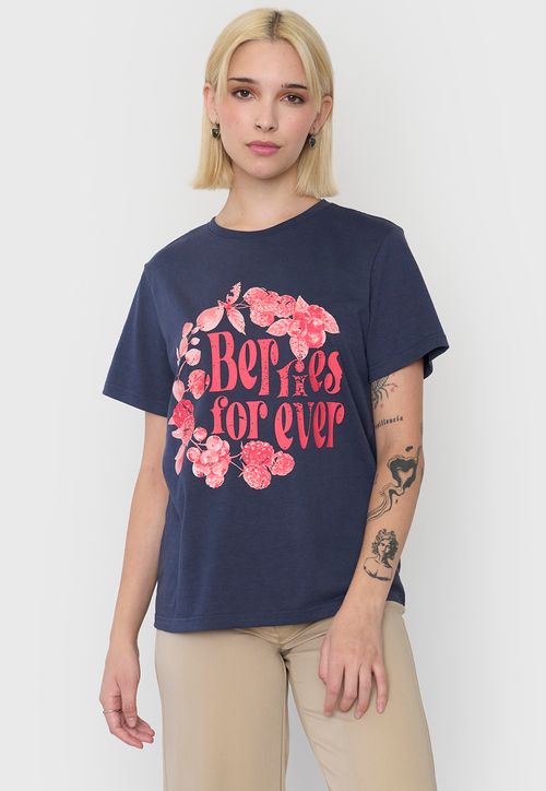 Polera Mujer Fun Regular Gris Metal